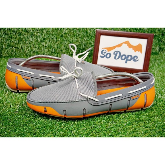 Swims Other - Swims Boats Shoes - Grey / Orange - Men's Size 12